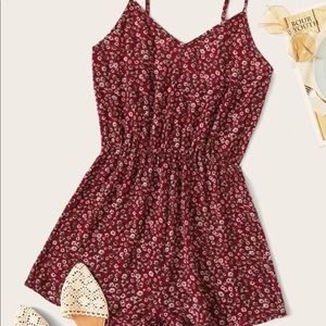 Ditsy Floral Slip Romper